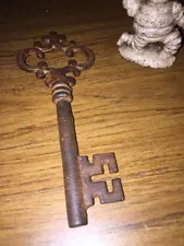 Victorian Door Key Church Synagogue Collector Solid Cast Iron Metal Decoration