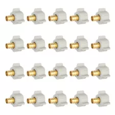 EFIELD 20 PCS 1/2" Pex X 1/2" Female NPT Swivel Crimp Brass Fittings, Lead Free