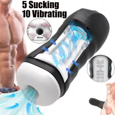 Male Masturbators Automatic Sucking Masturbater Pocket Pussy HandsFree For Men