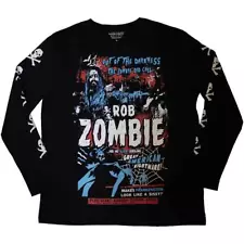 Rob Zombie 'Zombie Calls' Long Sleeve T shirt - NEW