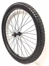 24" Bicycle Front Black Wheel Alloy with 1.95" Tire Junior Mountain Bike #H33