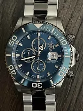 Invicta Sea Base Pro Diver Limited Edition Watch 500M Swiss Made Quartz 18004