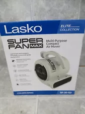 Multi-Purpose Compact Air Mover Fan, Portable, 3 Speed, Lasko Super Fan Max