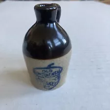 ANTIQUE OLD CONTINENTAL WHISKEY STONEWARE MINI JUG