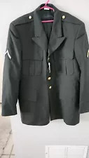 **NEW** W/TAGS US Army Green Coat Jacket 42S Dress Uniform Class A Military