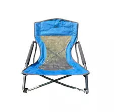 LL Bean Low Rider Camp Beach Chair ZZZ287393 Marine Blue