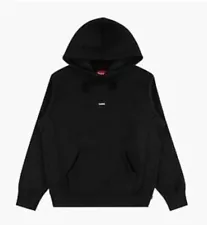 Supreme Micro Logo Hoodie / Hooded Sweatshirt BLACK Men's Medium 