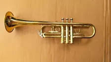 SUMMER SALE !New Golden Brass flat Trumpet C Fantastic FOR STUDENTS + FREE CASE