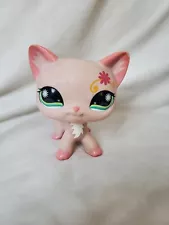 LITTLEST PET SHOP LPS RARE BIG JUMBO 5” PINK Deco CAT