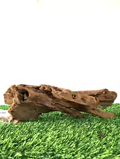 Malaysian Driftwood for Aquarium Fish Tank, Reptile Natural Pet Safe -L 17x6x4