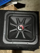 Rare 12 inch Kicker Solo X Subwoofer 2500w RMS / 5000w Max