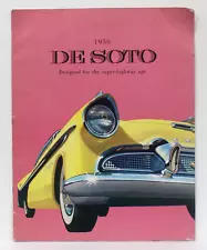 1956 DeSoto Prestige Large Sales Brochure Designed for Super-Highway Age