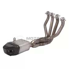 Exhaust System Front Header Link Pipe Tube For Kawasaki Z1000 2010-2018 19 2020 (For: 2014 Kawasaki Z1000)