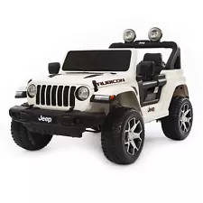 Jeep Wrangler Rubicon Full Optional 12V Color Choice White or Black