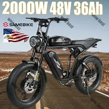 Samebike M20-III Electric Bike 2000W E-bike 36Ah 20" Mountain Bicycle 60km/h US