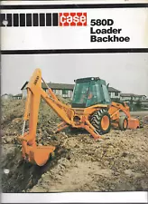 Case 580D Loader Backhoe Dealers Sales Brochure