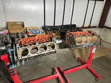 LOT of Mopar Small Block Race engine parts, Don Nichols CanAm Shadow 305 W2 head