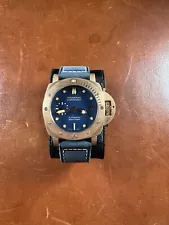 Panerai Luminor Submersible Bronzo Blu Abisso 2/2024 Bronze Blue Watch PAM1074