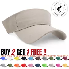 Sun Visor Hat Golf Tennis Beach Men Baseball Cap Adjustable Summer Plain Women