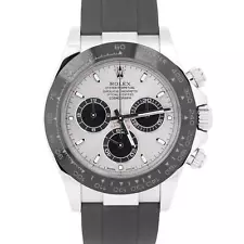 2024 CPO Rolex Daytona SILVER GHOST 18K White Gold PAPERS 40mm 116519 LN BOX