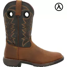 ROCKY RUGGED TRAIL STEEL TOE WATERPROOF WESTERN BOOTS RKW0368 - ALL SIZES - SALE