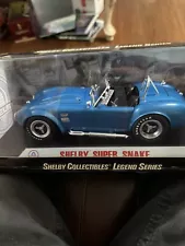 1966 Shelby Cobra Super Snake Blue 1/18 Diecast Model Car