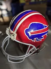 Full Size Buffalo Bills Throwback Helmet Riddell Revolution Red 90s Chin Strap