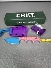 CRKT Blade HQ Exclusive Dessert Warrior Minimalist Bowie Neck Knife