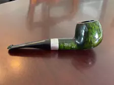 New Peterson Pipe ireland Sterling silver vintage 408 Green