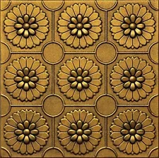 Decorative Texture Ceiling Tiles Glue UP - R36AG Antique Gold SALE!!