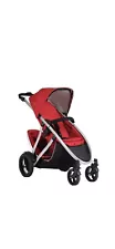 phil&teds Vibe Red/Black Jogger Double Seat Stroller