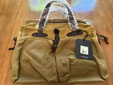 FILSON 24-HOUR TIN CLOTH BRIEFCASE DARK TAN NWT