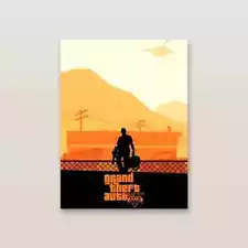 Grand Theft Auto V GTA 5 Game Poster Print