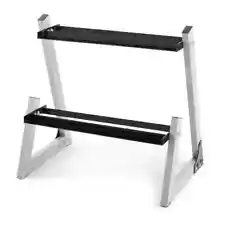 Weider Dumbbell Rack Stand 2 Tier Dumbbells Home Gym Storage