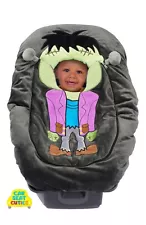 Car Seat Cuties Frankenstein's Monster. Plush Baby/Infant Car Seat Cover