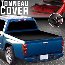 FOR 2004-2012 COLORADO/CANYON 6FT TRUCK BED SOFT VINYL ROLL-UP TONNEAU COVER