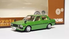 1:64 BM Creations Toyota Corolla E70 1979 Green with Accessories tarmac inno