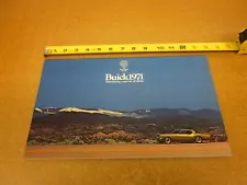 1971 Buick Full Line Riviera Skylark GS 455 LeSabre Electra LARGE sales brochure (For: 1971 Buick Skylark)