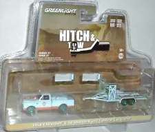 greenlight chase green machine Gulf Truck & Trailer 1968 Chevy C-10 Shirt Bed