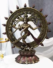 Large Hindu Deity Shiva Nataraja Statue 15.75" Height Figurine