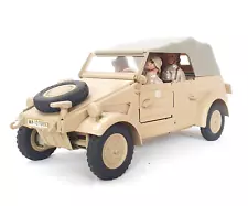 Gonio Italy 1:24 German WWII AFRIKA KORPS VW KUBELWAGEN STAFF CAR + Figures Nr 1