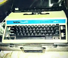 Brother Model ML10 Standard Electric Typewriter w/ Cover (Cassette)