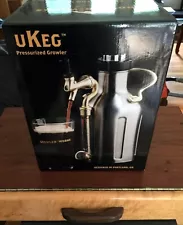 uKeg GrowlerWerks 64 oz Stainless Pressurized Beer/ Cold Brew Growler New In Box