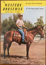 Audie Murphy Postcard Actor and Soldier with Quarter Horse Stallion Joe Queen