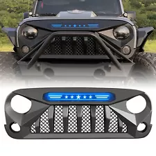 AMERICAN MODIFIED Gladiator Grille w/Blue Lights 07-18 Jeep Wrangler JK (Used)