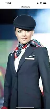 VINTAGE Russian TRANSAERO Stewardess Uniform Flight Attendant.