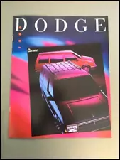 1989 Dodge Caravan and Grand Van 16-page Original Car Sales Brochure Catalog