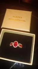 Ruby And Diamond Ring Size 6 Not Scrap