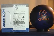 NIB 1st quality 14lb Ebonite Omni Solid bowling ball