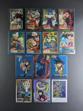 Dragon Ball GT ASSORTED VINTAGE PRISM/FOIL LOT w/ SSJ3 GOKU, SSJ4 VEGETA,PICCOLO